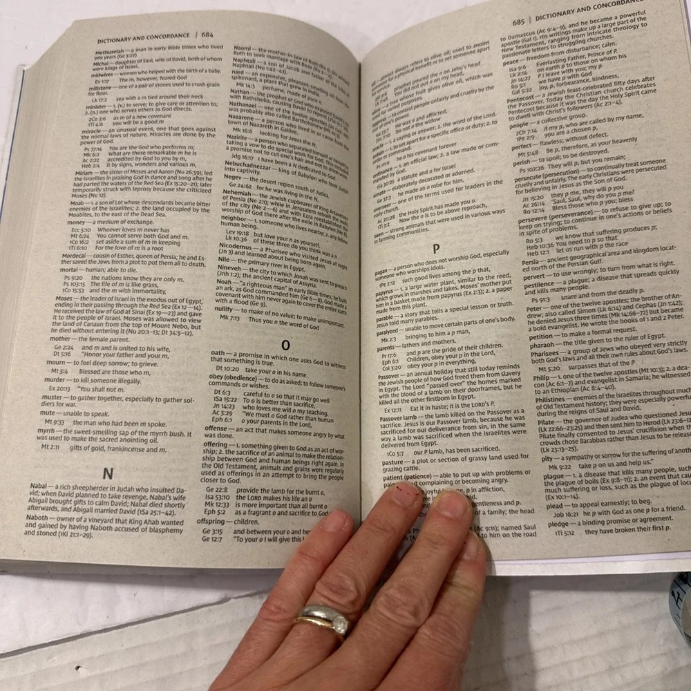 NIV Holy Bible Blue Leather-Look Red Letter Edition 2011 Zondervan Indexed Maps‎